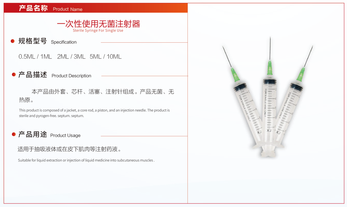 一次性使用无菌注射器(图1)